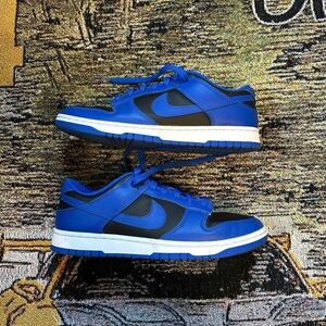 Nike Dunk Low Hyper Cobalt- Men's Blue and Black Sneakers